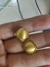 六福珠寶 黃金耳釘綢光紐扣足金耳飾38節禮物 計價(jià) GJGTBE0016 約3.77克 曬單實(shí)拍圖