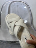 百麗沙灘涼拖鞋女商場(chǎng)同款膨膨拖外穿3R339BT3 米色 36 (230mm) 曬單實(shí)拍圖