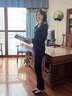 帝旗狼西服套裝男士商務(wù)西裝外套黑色修身職業(yè)正裝男女同款通勤西服 女(寶藍(lán))上衣+褲子+短裙+馬甲+襯 XL 曬單實(shí)拍圖