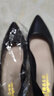 啄木鳥(niǎo)官方真皮空乘高跟鞋2025新款百搭單鞋尖頭細跟職業(yè)工作鞋正裝黑色 黑色5厘米旗艦款 38 曬單實(shí)拍圖