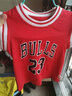 迪迪熊日記（DIDIXIONGRIJI）2件兒童套裝夏季短袖短褲小孩衣服0-1歲女童夏裝嬰兒男運動(dòng)籃球服 短袖套裝(籃球服紅色+北大) 80cm(18M) 曬單實(shí)拍圖