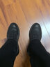 斯凱奇（Skechers）男鞋一腳蹬休閑鞋黑色柔軟舒適輕質(zhì)緩震皮鞋商務(wù)鞋 全黑色/BBK 41.5 曬單實(shí)拍圖