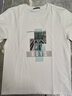 TEEK秋季長袖t恤男裝上衣服 青少年春秋款男士秋衣打底衫圓領(lǐng)休閑體恤 HE866白色 L 曬單實拍圖
