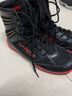 李寧（LI-NING）拳擊鞋男專(zhuān)業(yè)舉重高幫摔跤泰拳格斗散打搏擊比賽訓練鞋深蹲鞋男女 LDDR162-1黑紅 41 曬單實(shí)拍圖