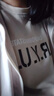 純信衛(wèi)衣女2025秋冬新款時尚韓版印花休閑寬松百搭顯瘦長袖女款上衣潮 卡其色[薄款 M 建議90-105斤 曬單實拍圖