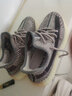 阿迪達(dá)斯 （adidas）椰子鞋三葉草男鞋夏季女鞋Yeezy 350椰子350Boost網(wǎng)面透氣跑步鞋 FZ1267 芝麻灰 灰色 38 曬單實(shí)拍圖