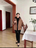 恒源祥女裝 婆婆媽秋冬裝連帽寬松棉服2025年新款中年女裝夾棉外套休閑 咖色加絨 L 建議100斤-115斤以?xún)?曬單實(shí)拍圖