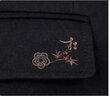 才子（TRIES）男士便西羊毛呢春秋單件上衣口袋金梅花刺繡經(jīng)典商務(wù)外套 黑色 3XL 54(185/100A) 曬單實(shí)拍圖