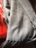 目丸围巾男士冬季韩版百搭日系纯色披肩学生男士加厚保暖秋冬天围脖元 【深灰色】-通用加厚款 实拍图