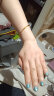 周六福5D硬金足金黄金手镯女莫比乌斯环计价A1010966 约7.66g 58mm  晒单实拍图