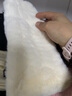 JIASHENGXI 韓版獺兔毛圍脖女秋冬季仿皮草百搭毛茸茸圍巾ins少女毛絨小脖套 白色 曬單實(shí)拍圖