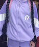 迪士尼女童運動套裝兒童秋裝中大童休閑兩件套童裝 LTZ20235紫色 150cm  曬單實拍圖