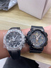 卡西歐（CASIO）手表男表鋼鐵黑暗之心黑武士GST400/100防水運(yùn)動(dòng)表節(jié)日禮物送男友 GST-B100-1A 鋼鐵之心一代 曬單實(shí)拍圖