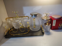 正想家用玻璃杯子水杯大容量茶杯涼水壺杯具家庭套裝喬遷新居結婚禮物 水壺+6杯+杯架+灰托盤(pán)+收納罐 曬單實(shí)拍圖