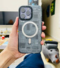 猿氣「科技」適用蘋(píng)果iPhone 14 Pro 手機(jī)殼個(gè)性創(chuàng)意iphone14保護(hù)套充電全包透明防摔 科技磁吸【曜石黑】Magsafe磁吸充電 iPhone 14 Pro Max 曬單實(shí)拍圖
