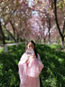小咕嘟熊漢服女童2022新款春秋季唐裝兒童古裝漢服夏裝兒童中國風(fēng)超仙新款古風(fēng)613歲女童櫻花公主襦裙 粉色裙子+大袖衫 110 曬單實(shí)拍圖