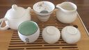 一品仟堂功夫茶具套裝家用2025新款德化羊脂玉白瓷茶杯陶瓷泡茶壺 自在-茶杯 曬單實(shí)拍圖
