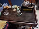 凡越德國電木茶盤(pán)家用32支高密度電膠木茶臺簡(jiǎn)約排水式功夫茶具茶托盤(pán) 咖啡料升級版【80*50*5cm】 曬單實(shí)拍圖