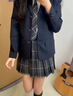 織姬日系英倫jk制服學(xué)院風(fēng)套裝女高校學(xué)生裙外套秋冬季新款西服上衣女 長(cháng)袖襯衫+領(lǐng)帶單件 M 建議90-105斤 曬單實(shí)拍圖