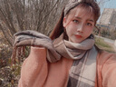 CHALL KITTY圍巾秋冬季格子披肩圍巾女士保暖圍脖女生日新年禮物送女朋友老婆 卡其-高端品牌禮盒裝高級感 曬單實(shí)拍圖