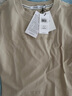 Calvin Klein Jeans夏季女士休閑ck印花百搭圓領(lǐng)辣妹短款正肩短袖T恤J221172 ACI-淺卡其色 S 曬單實(shí)拍圖