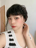 纖縷 發(fā)箍劉海假發(fā)片真發(fā)一體式遮蓋頭頂白發(fā)水鉆發(fā)箍卷發(fā)頭頂補發(fā)片 【真人發(fā)絲】水鉆發(fā)箍劉海一體-卷發(fā)-自然色 曬單實(shí)拍圖