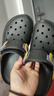 Jeep吉普男鞋2026新款春夏休閑涼拖鞋軟底防滑透氣男士沙灘鞋男女同款 黑色 43 -44 曬單實(shí)拍圖