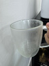 圓舍雙層隔熱玻璃杯掛耳冰美式咖啡杯馬克杯帶把牛奶杯速溶冰咖杯家用 雙層咖啡杯【420ml】 曬單實(shí)拍圖