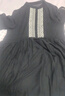 德瑪納黑色連衣裙女夏季收腰氣質(zhì)透氣顯瘦雪紡長(cháng)裙小黑裙 黑色 M  曬單實(shí)拍圖