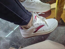 安踏元年板鞋女鞋2026冬季厚底增高小白鞋輕便休閑潮流百搭鞋子運動(dòng)鞋 【元年1.0】象牙白/絳紅色-7 37.5 曬單實(shí)拍圖