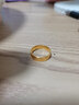 菜百首飾 黃金戒指 足金山海對戒（單只）計(jì)價(jià) HJ 黃金戒指 約7.56g（男款） 曬單實(shí)拍圖