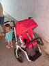 BABY STROLLER雷亞母嬰親子家用自行車兒童三輪帶娃車騎行代步接送寶寶折疊車 5系/紅色/升級變速/非變形 曬單實(shí)拍圖