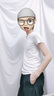 CALOWE KOLEVN夏季男士短袖T恤男V領(lǐng)打底衣莫代爾透氣無(wú)痕內衣男上衣 灰藍+淺灰【2件裝】 L 推薦體重120-140斤 曬單實(shí)拍圖
