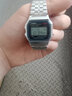 卡西歐（CASIO）情侶經(jīng)典復古小方塊 潮流時(shí)尚小銀塊 簡(jiǎn)約防水電子表學(xué)生表 A159WA-N1 曬單實(shí)拍圖