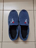 紅青百年老北京布鞋男棉鞋冬季加絨加厚保暖帆布鞋男軟底防滑一腳蹬工作鞋 藍色 41 曬單實(shí)拍圖