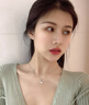 法蔻（farcoko）輕奢三生有杏項(xiàng)鏈女時(shí)尚珠寶飾品結(jié)婚紀(jì)念日禮物生日送女友老婆 三生有杏【玫瑰金色】 曬單實(shí)拍圖