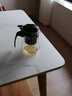 易信 耐熱玻璃飄逸杯泡茶壺過(guò)濾內(nèi)膽按鍵茶具辦公單壺茶水分離泡茶器 玻璃飄逸杯-圓形按鈕 500ml 曬單實(shí)拍圖