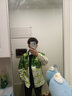 TAGD中國官方品牌店 拼色休閑獨(dú)特夾克男女春秋時(shí)尚翻領(lǐng)外套男女同款 拼色（款式偏寬松） L （建議身高175-180） 曬單實(shí)拍圖