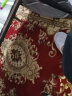 万腾 地毯客厅欧式大沙发茶几地毯卧室床边毯加厚高密度纯手工立体雕花红色办公室地毯 1255R酒红色 1200*1700mm 实拍图