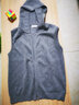 恒源祥兒童馬甲背心連帽學(xué)院風(fēng)男童無(wú)袖針織衫外穿純棉坎肩毛衣 灰色 160CM 曬單實(shí)拍圖