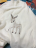 惠倫貝刺繡毛衣女加絨加厚2024秋冬新款韓版寬松百搭洋氣女士上衣針織衫 米白 L 建議110-120斤 曬單實(shí)拍圖