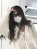 Jret2024鏤空設計連帽外搭外套女韓版秋秋慵懶衛(wèi)衣拉鏈針織開衫上衣女 杏色 M 建議95-110斤 曬單實拍圖
