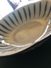 红牡丹 陶瓷碗家用微波炉面碗汤碗创意大碗水煮鱼汤盆和面盆釉中彩 蓝线10英寸莲花碗 单个 可微波 实拍图