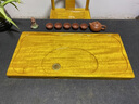 承韻尚樽（VHUNSZON）整塊金絲楠木茶盤(pán)茶托家用辦公茶臺簡(jiǎn)約天然實(shí)木功夫茶具排水托盤(pán) 款八 曬單實(shí)拍圖