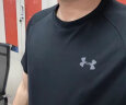 安德玛（UNDERARMOUR）Tech 2.0男子干爽训练运动短袖T恤1326413 黑色001 S 实拍图