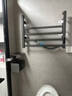 卡貝（cobbe）電熱毛巾架家用衛生間免打孔碳釬維加熱烘干除濕殺菌浴巾架置物架 A3【智能款】槍灰+加桿 右出線(xiàn) 曬單實(shí)拍圖