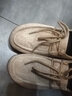 西域駱駝（VANCAMEL）女品牌老北京布鞋新款大碼41女士休閑牛筋軟底單鞋防滑媽媽豆豆鞋 米色 37 曬單實(shí)拍圖