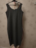 棲紀  黑色無(wú)袖打底連衣裙女春夏季新款吊帶背心長(cháng)裙內搭中長(cháng)款 長(cháng)款-灰色 XXL  (115-125斤) 曬單實(shí)拍圖