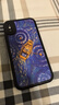 霸時(shí)代 適用 iPhoneX手機(jī)殼蘋果XS保護(hù)套全包復(fù)古油畫軟殼小羊皮硅膠防摔外殼女男款黑色星空泛舟 曬單實(shí)拍圖