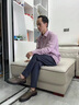 昌祥回力國潮工裝鞋耐磨皮鞋男圓頭低幫勞保鞋系帶透氣皮鞋防滑廚師上班馬 【9908-休閑皮鞋】-黑色 42 曬單實拍圖